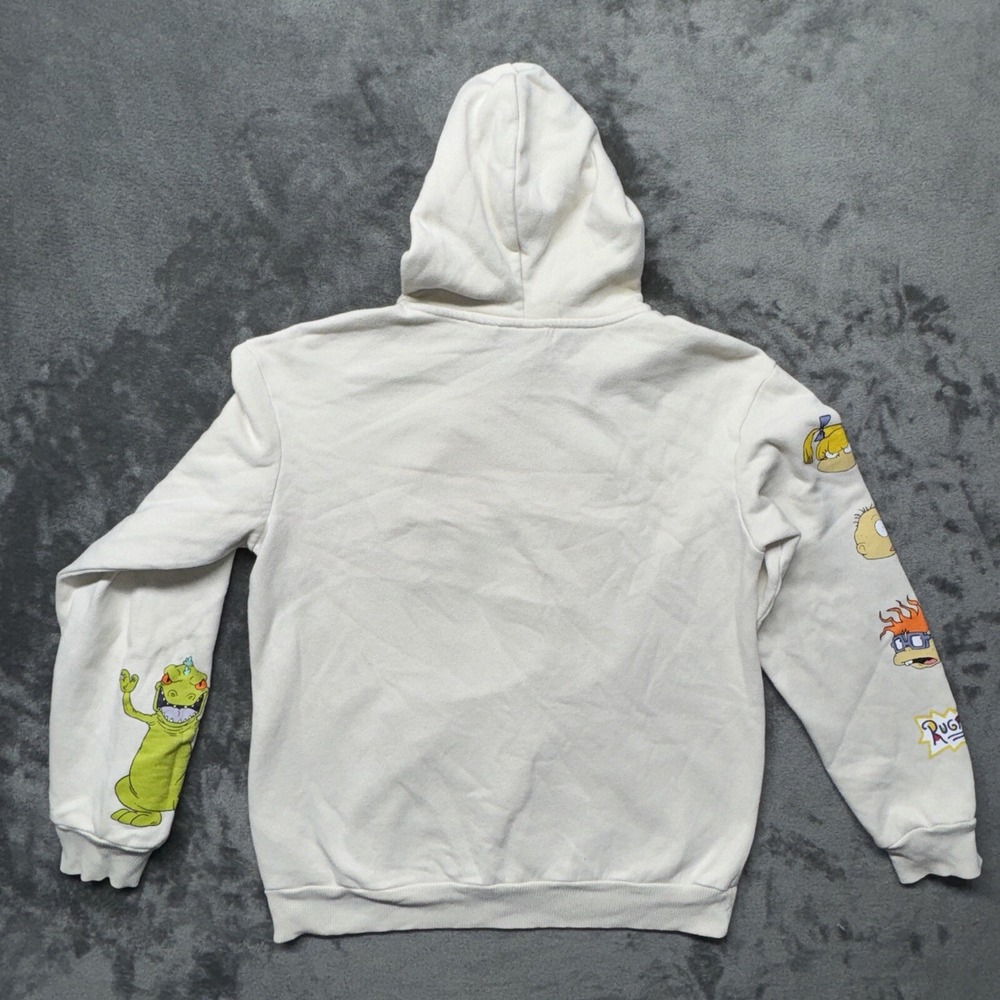 Nickelodeon Rugrats Mens Hoodie‎ Small Beige Sweatshirt Pullover Sweater - Picture 11 of 15